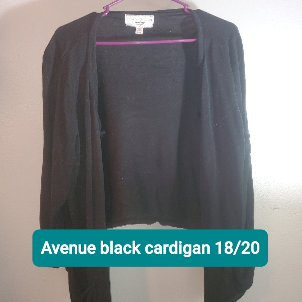 Black cardigan